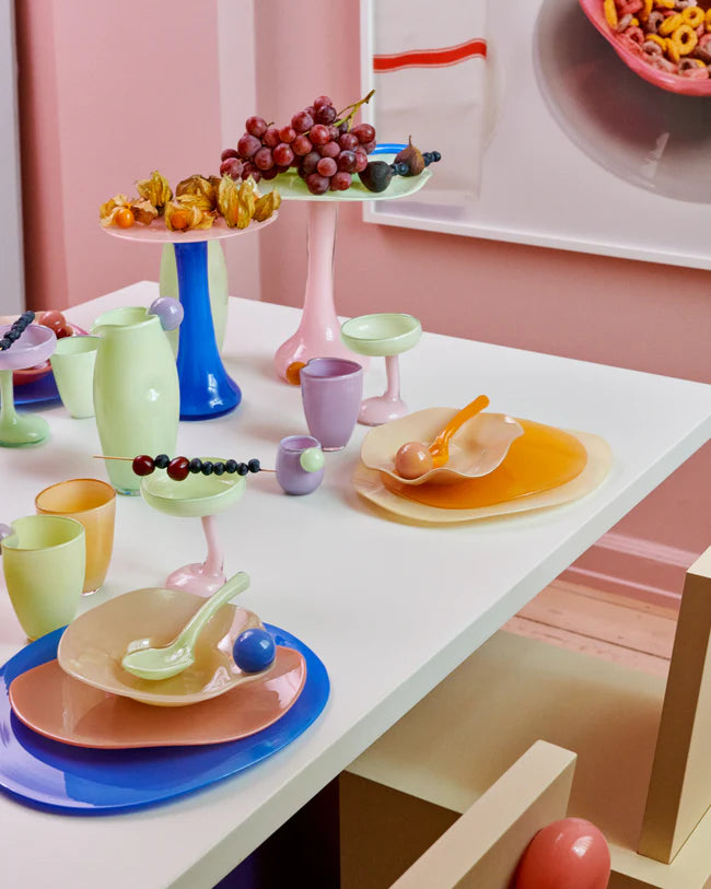 Cake Pedestal Medi / Bubblegum & Blue Lollipop