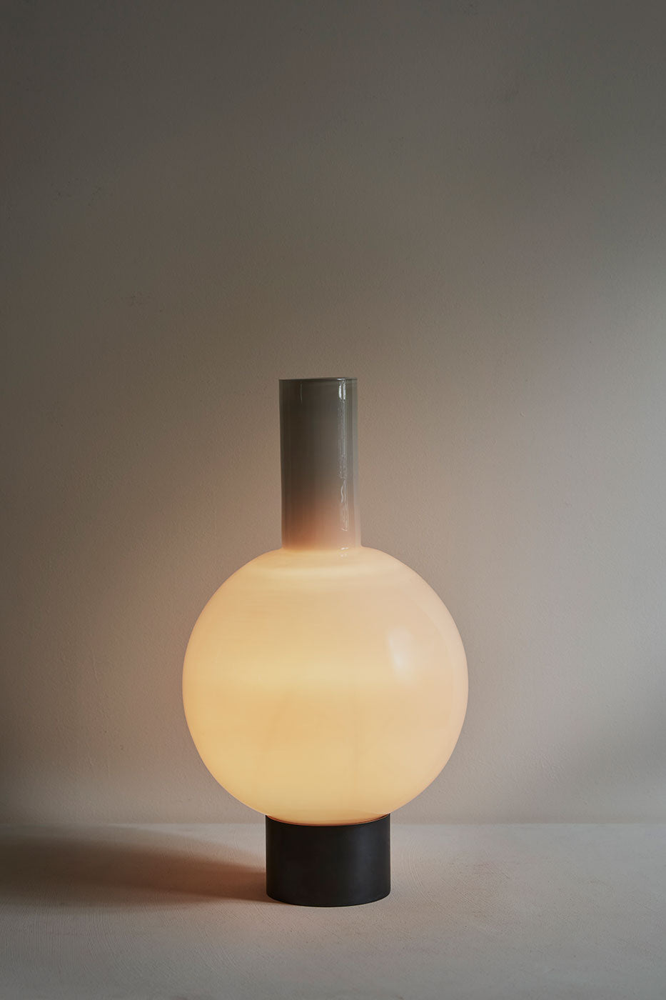Table Lamp / Glass Puritan / Ash
