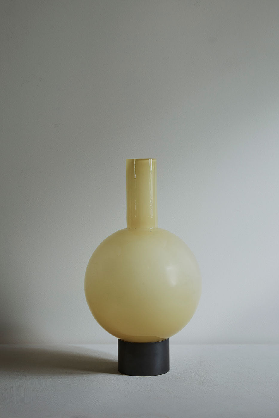 Table Lamp / Glass Puritan / Tobacco