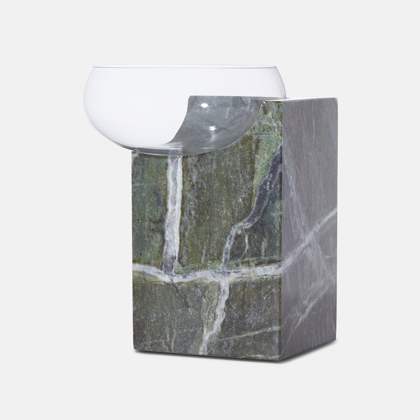 Cliffhanger / Cocktail glass - Green Marble
