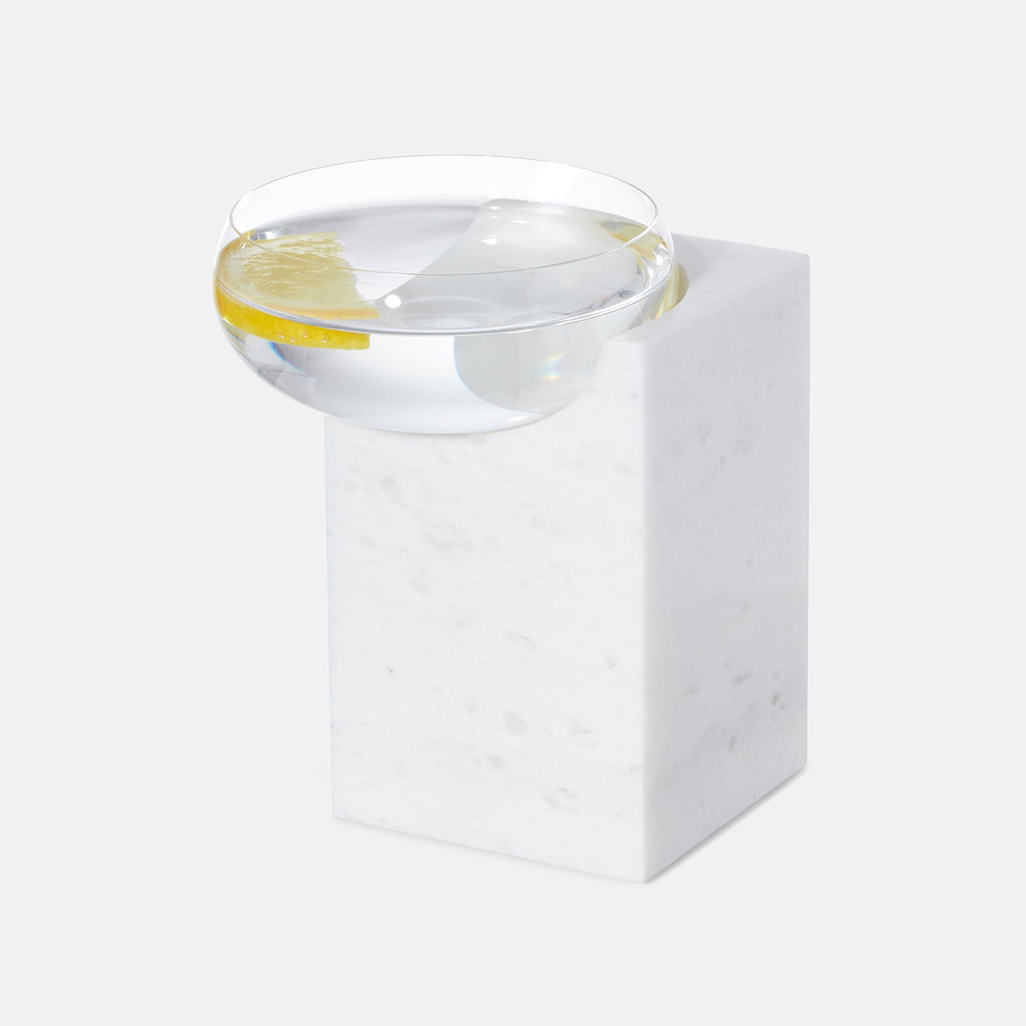 Cliffhanger / Cocktail glass - White Marble
