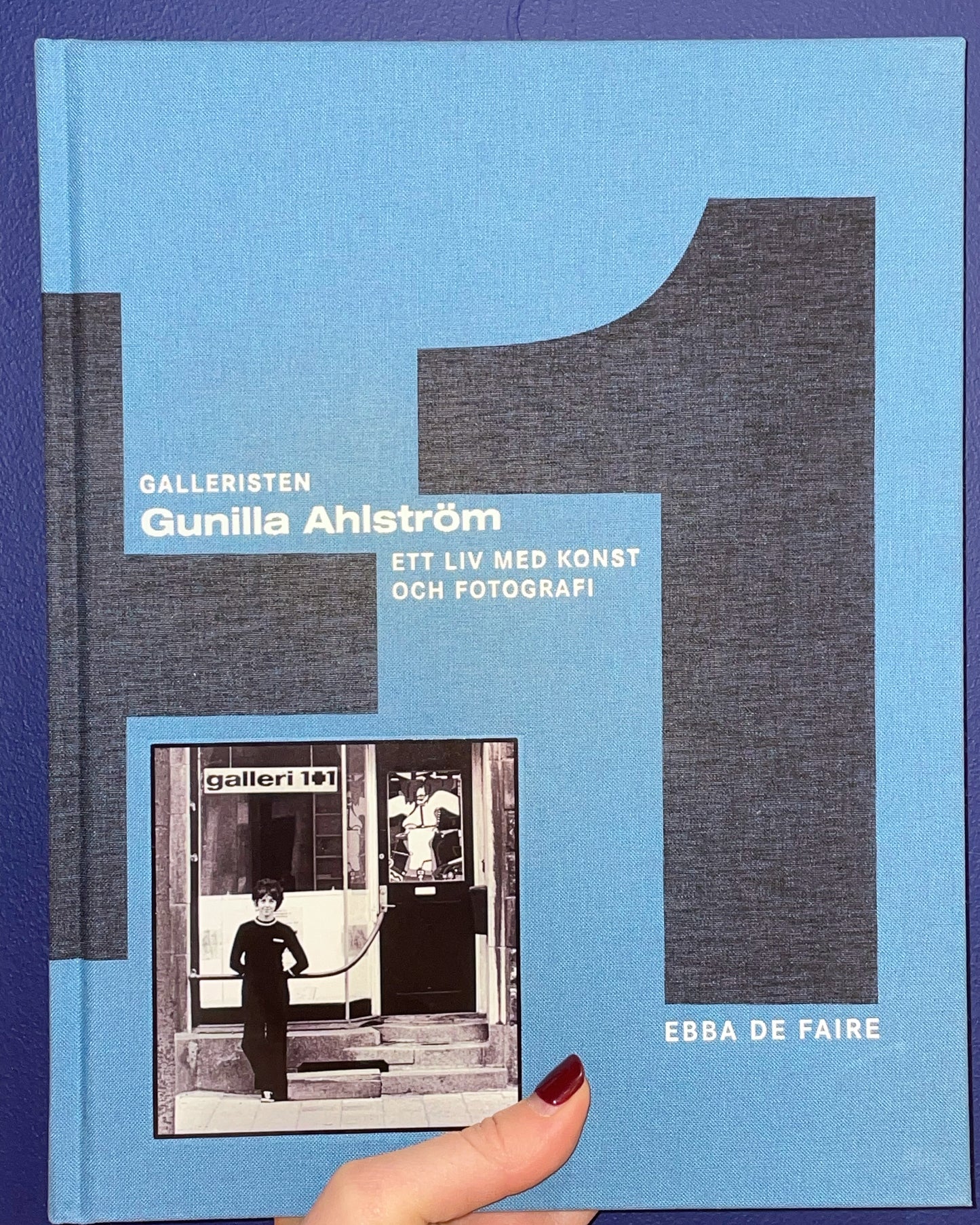 A portrait of Gunilla Ahlström- gallery owner, artist & photographer