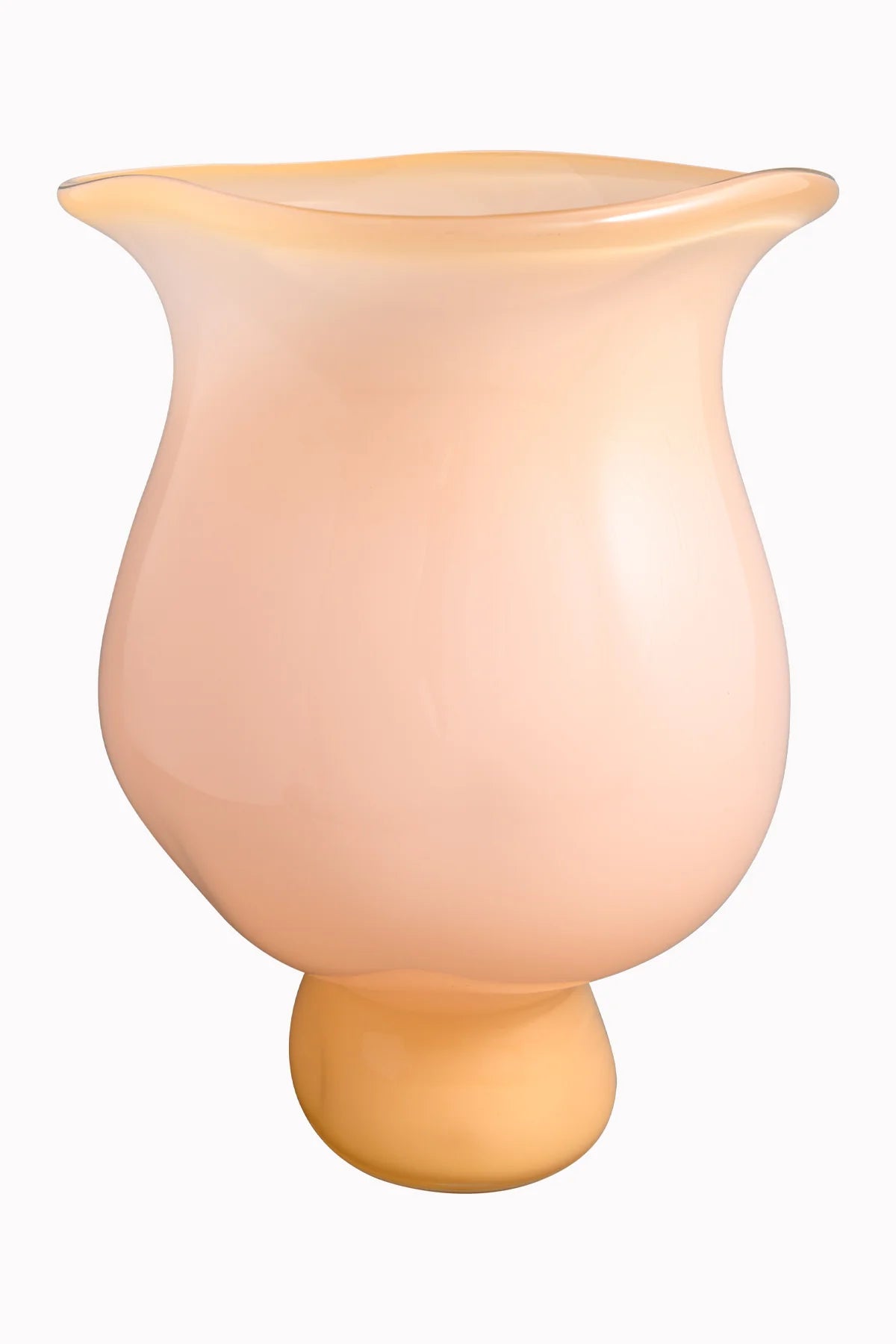 Vase / Candy bowl Mega - Apricot