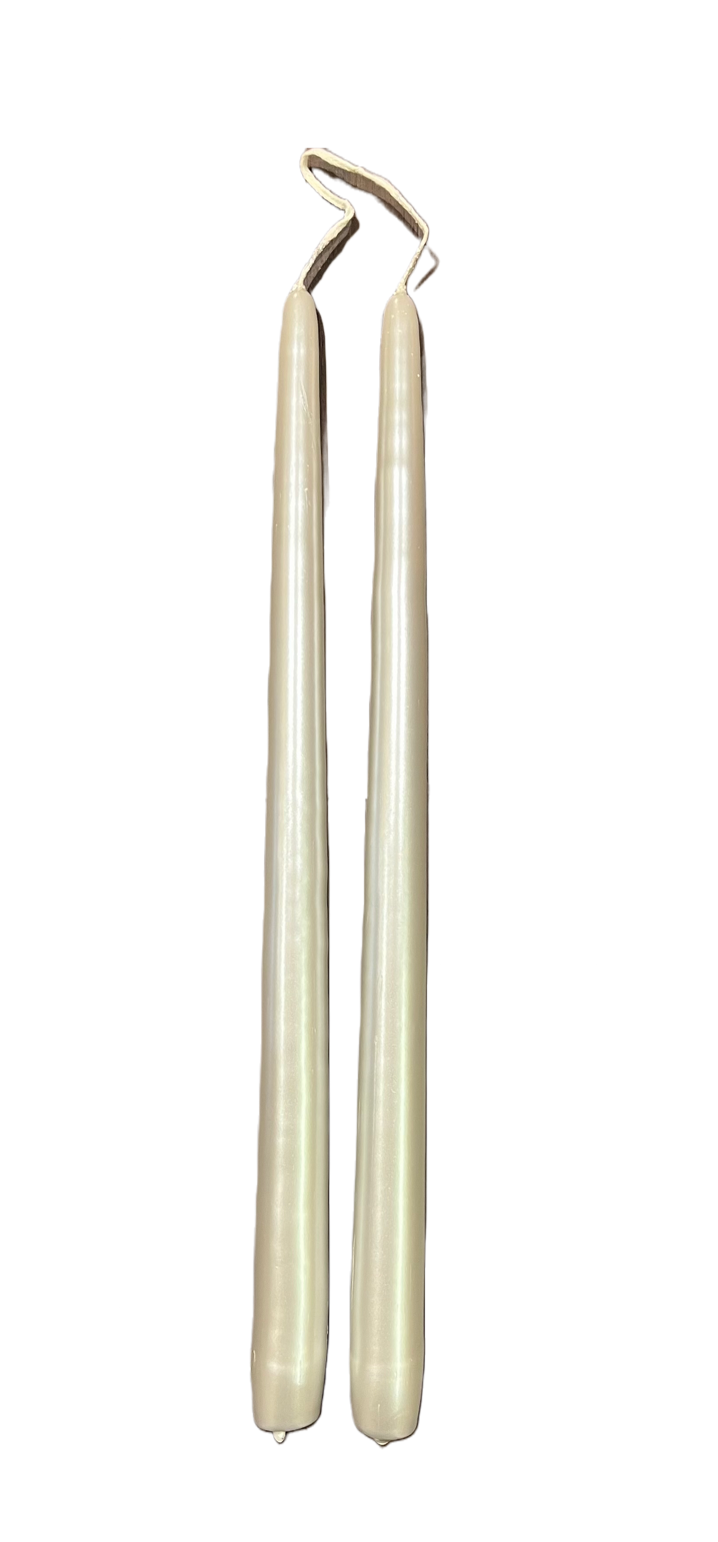 Candles Set of 2 / Antique White Pearl 35 cm