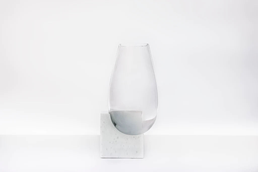 Cliffhanger / Vase - White Marble