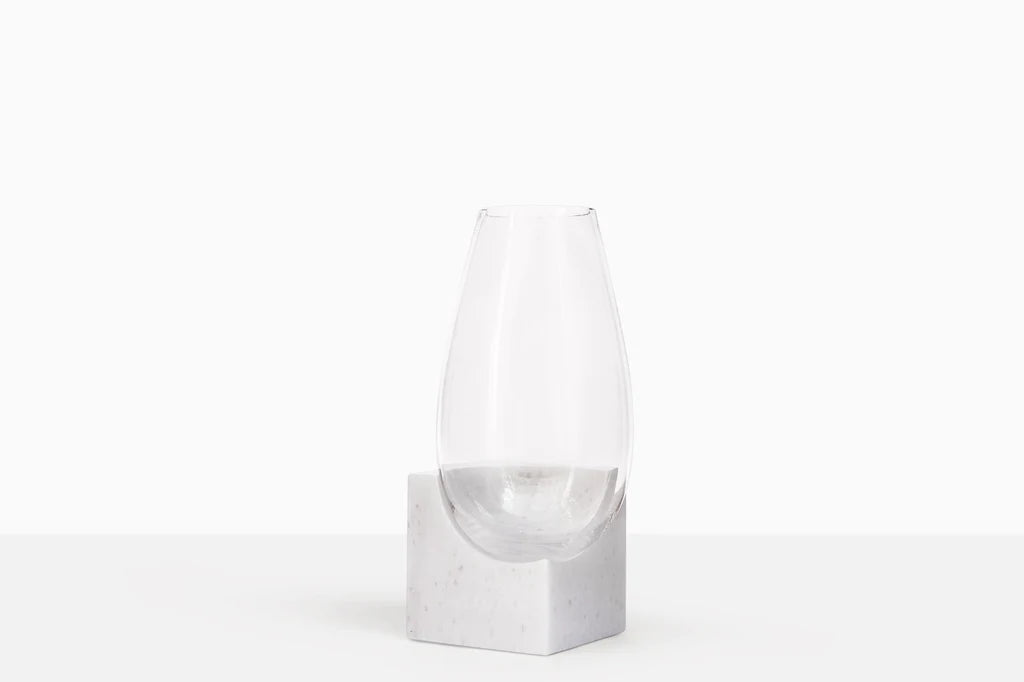 Cliffhanger / Vase - White Marble
