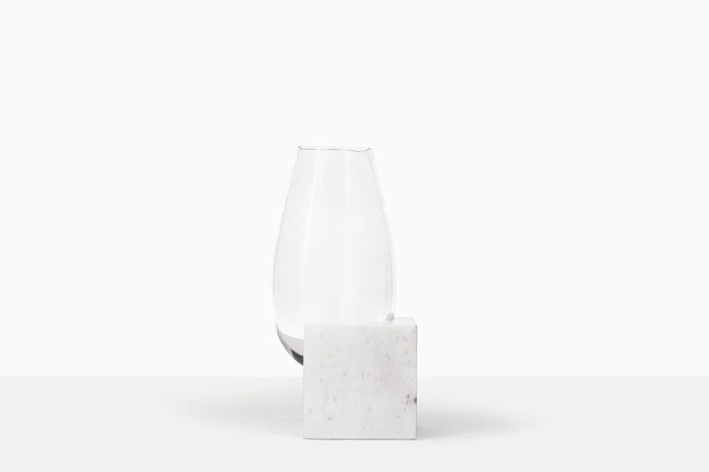 Cliffhanger / Vase - White Marble