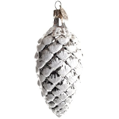 Ornament - Cone silver