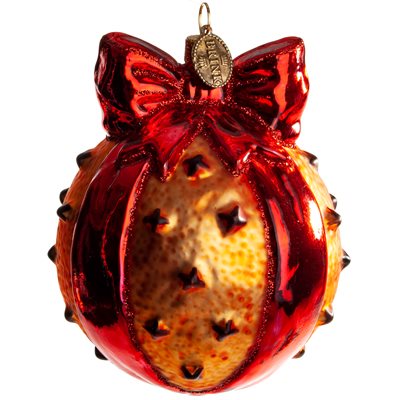 Ornament - Orange with bow