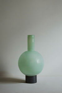 Table Lamp / Glass Puritan / Dusty Green