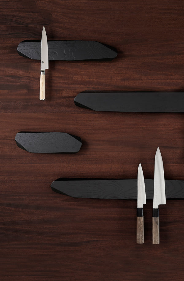 Knife magnet rack / Black - 80 cm