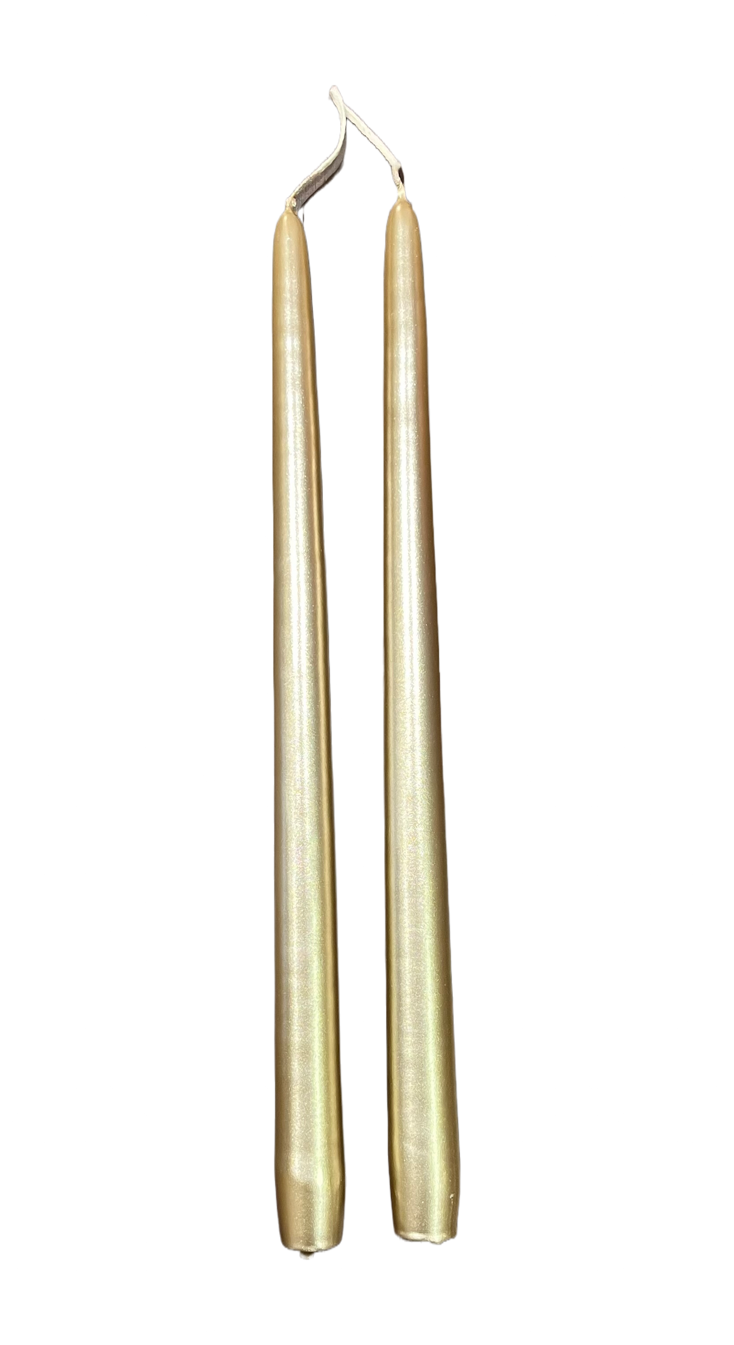 Candles Set of 2 / Metallic Gold Silver 35
