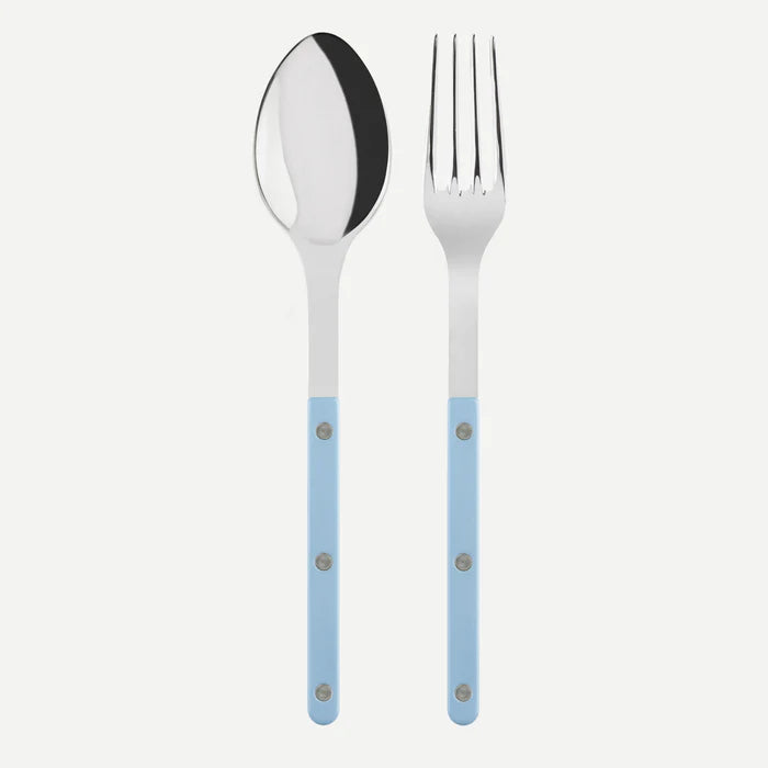 Serving set Bistrot Shiny / Pastel blue