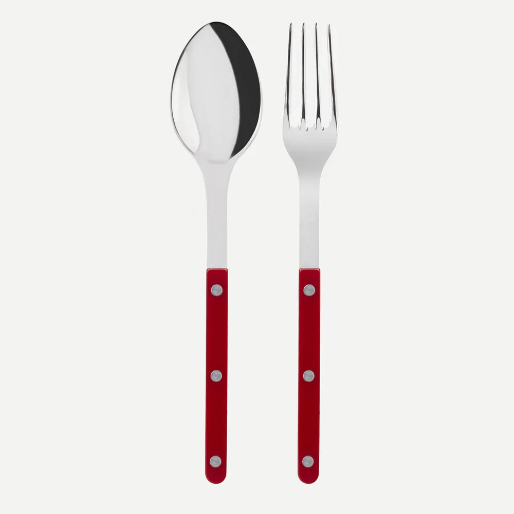 Serving set Bistrot Shiny / Red