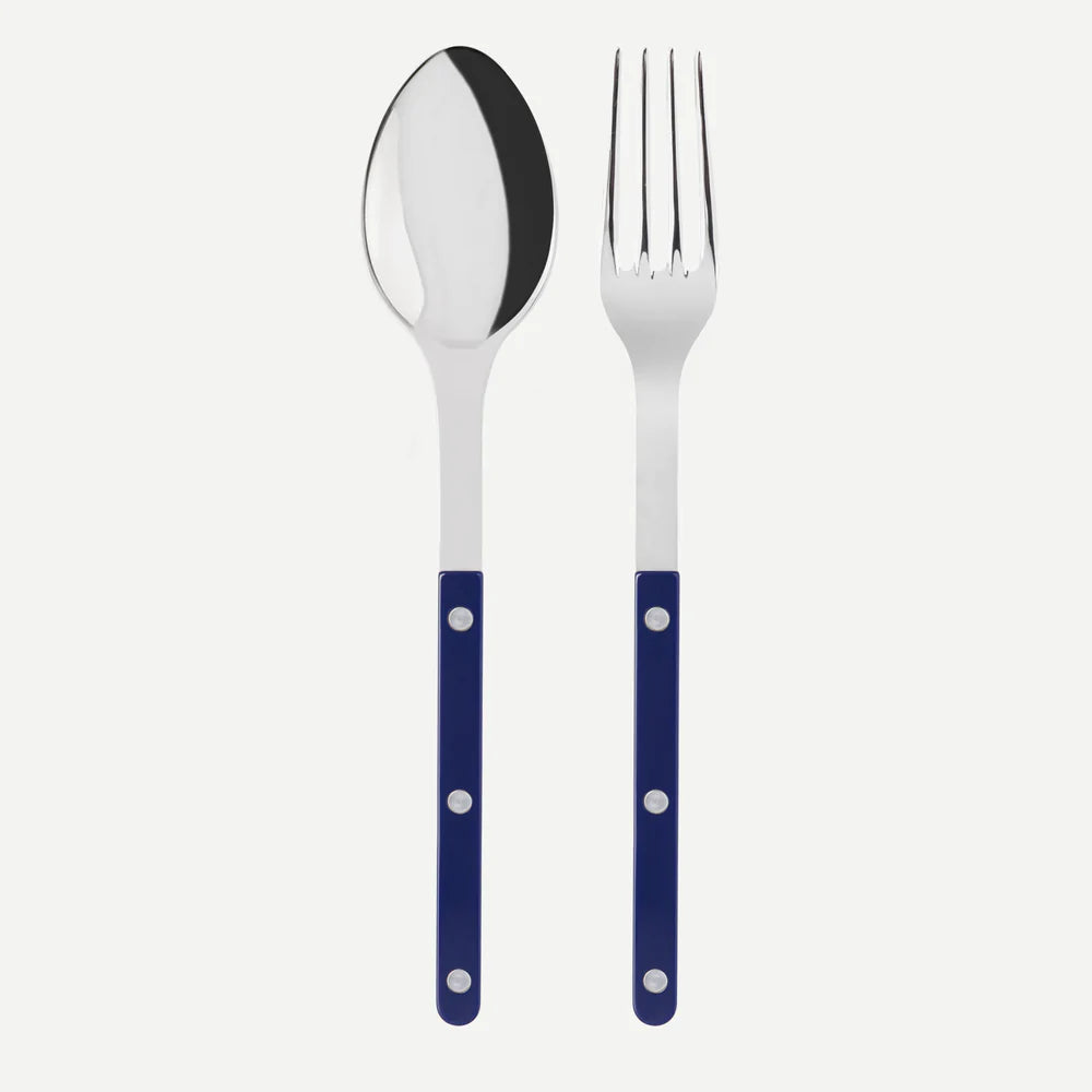 Serving set Bistrot Shiny / Navy blue