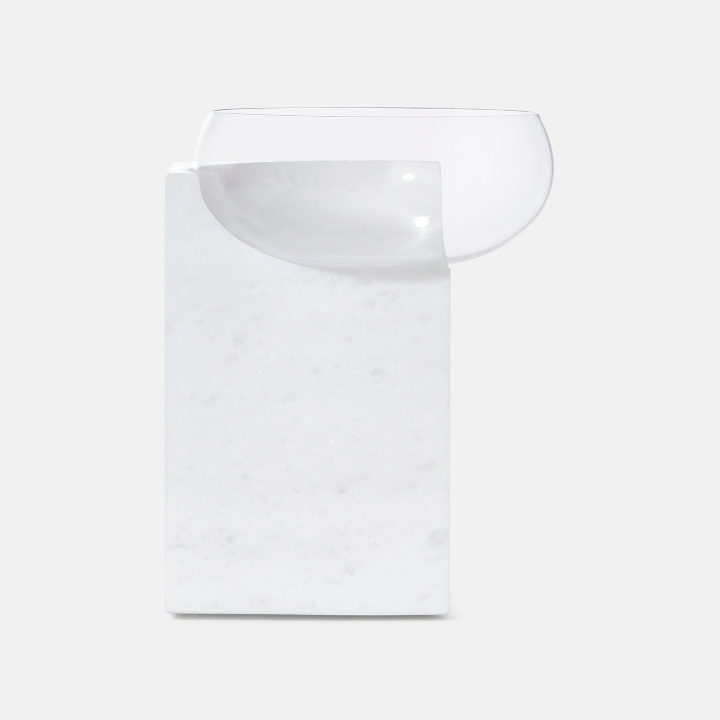 Cliffhanger / Cocktail glass - White Marble