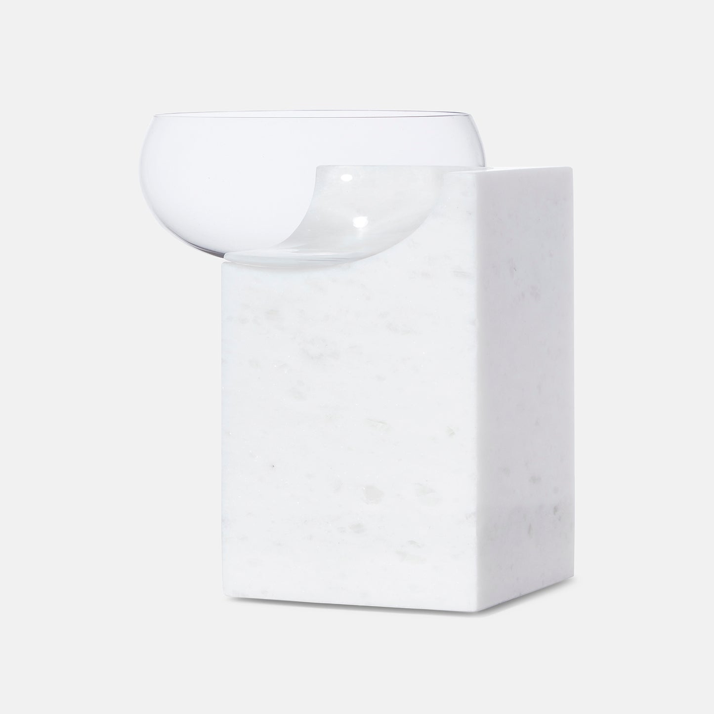 Cliffhanger / Cocktail glass - White Marble