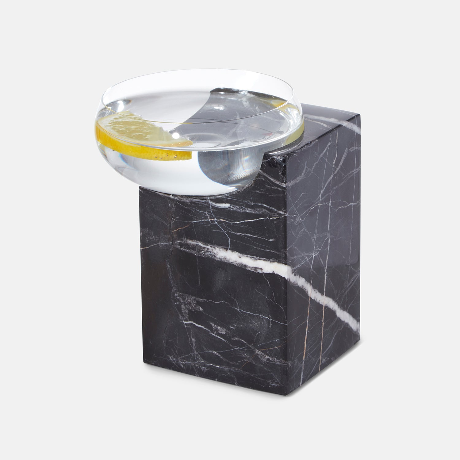 Cliffhanger / Cocktail glass - Black Marble